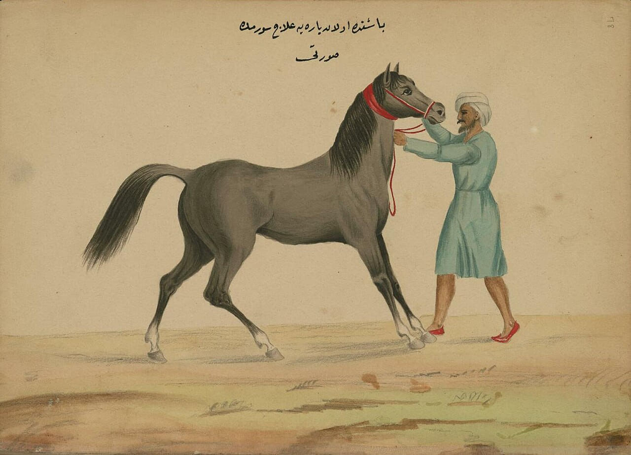 Ahmed 'Ata Tayyarzade - Bandaging the Head of a… wallpaper in sand and sand tones, Full HD, 4:3 format for phone