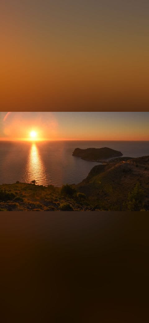 Asos Sunset Wide View wallpaper in near-black and charcoal tones, Full HD, 4:3 format for phone