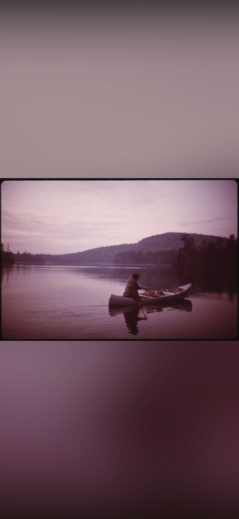 CANOER ON A MISTY EVENING PADDLES ON 554474 wallpaper in blush and charcoal tones, Full HD, 4:3 format for phone