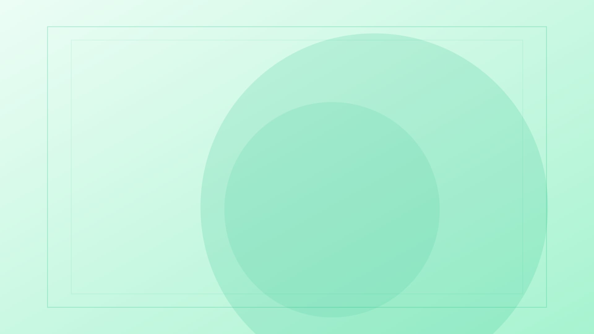 Cloud pastel minimal 2 wallpaper in mint and pale sky tones, 4K, 16:9 format for desktop