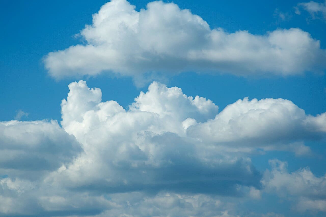 Clouds and blue sky in Russia. IMG 057 wallpaper in sage green and slate tones, Full HD, 4:3 format for phone