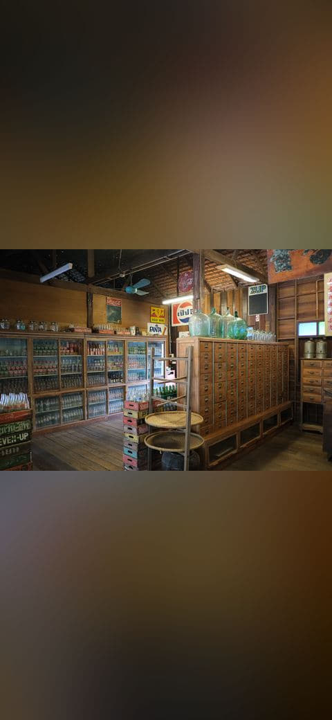 DSCF1079 A cozy vintage shop interior filled with… wallpaper in near-black and charcoal tones, Full HD, 4:3 format for phone