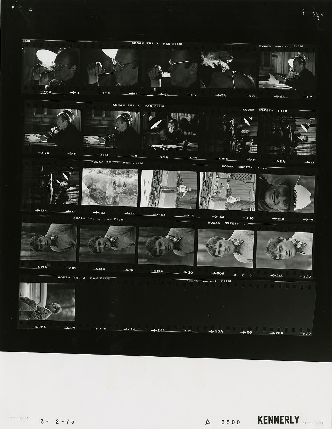 Ford A3500 NLGRF photo contact sheet wallpaper in near-black and near-black tones, Full HD, 3:4 format for phone