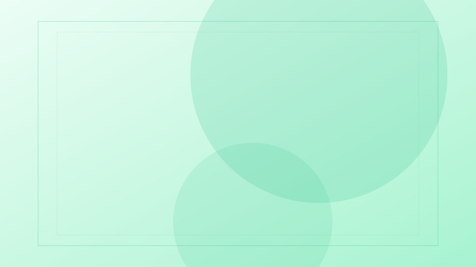 Hazy pastel minimal wallpaper in mint and pale sky tones, 4K, 16:9 format for desktop