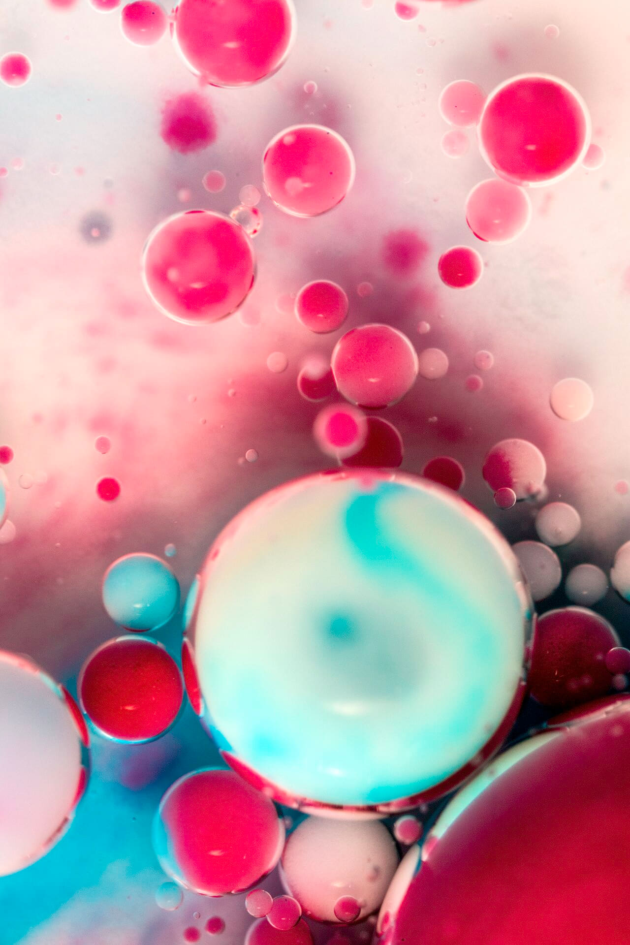 Ink&dye243 Flickr macro photo by Jordan Mudrack -… wallpaper in cream and blush tones, Full HD, 3:4 format for desktop