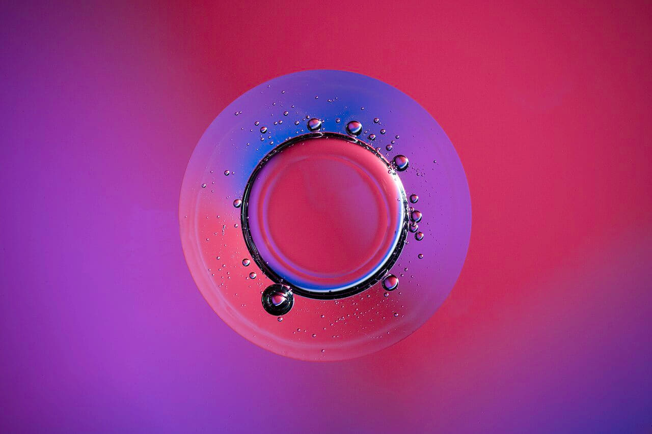 Ink&dye351 Flickr macro photo by Jordan Mudrack -… wallpaper in crimson and violet tones, Full HD, 4:3 format for desktop