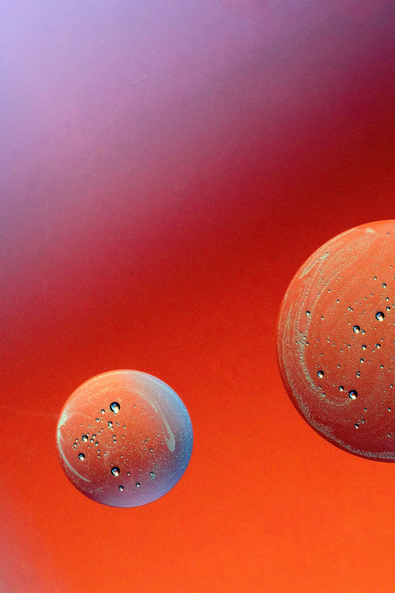Ink&dye353 Flickr macro photo by Jordan Mudrack -… wallpaper in burnt orange and crimson tones, Full HD, 3:4 format for desktop