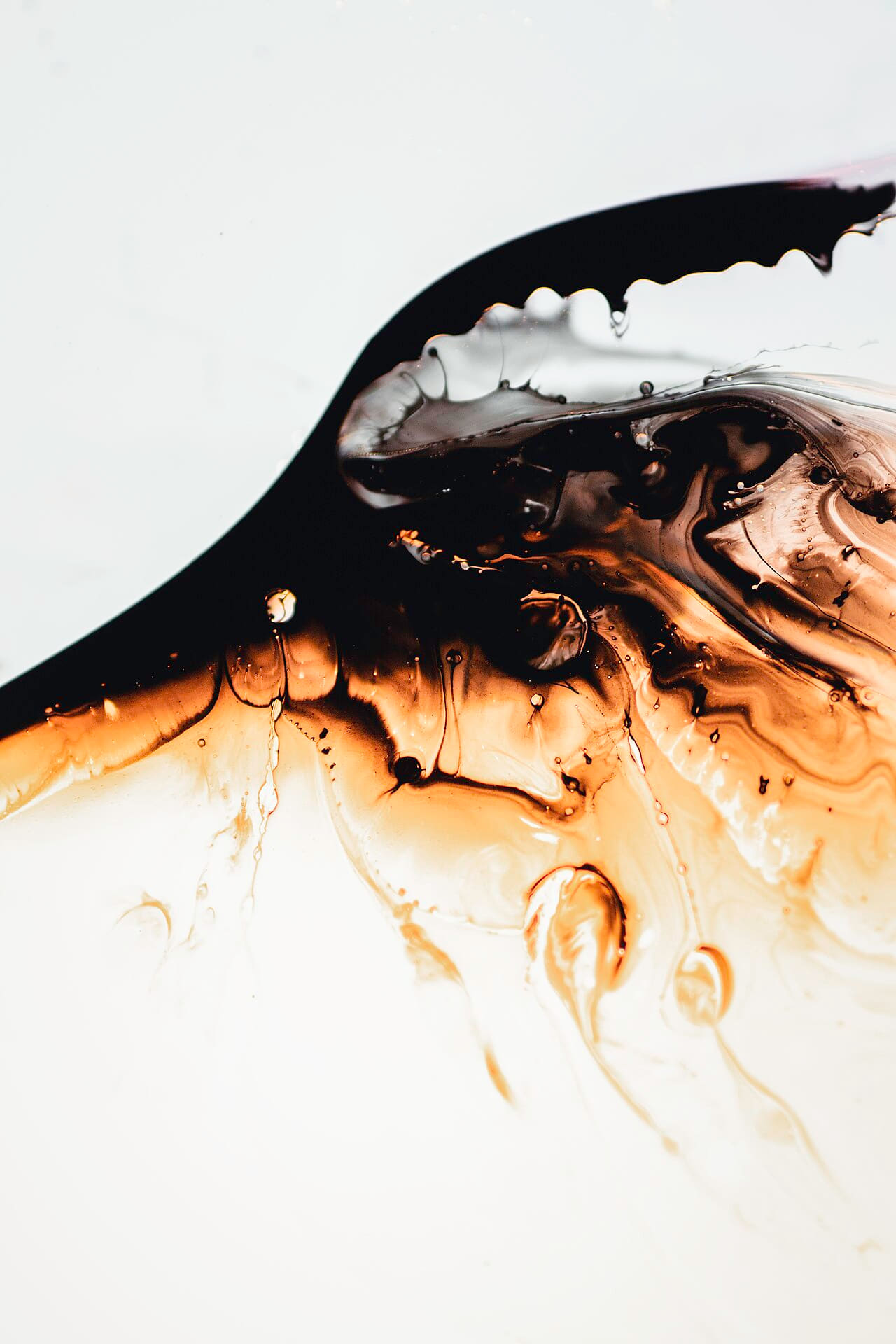 Ink&dye540 Flickr macro photo by Jordan Mudrack -… wallpaper in cream and cream tones, Full HD, 3:4 format for desktop