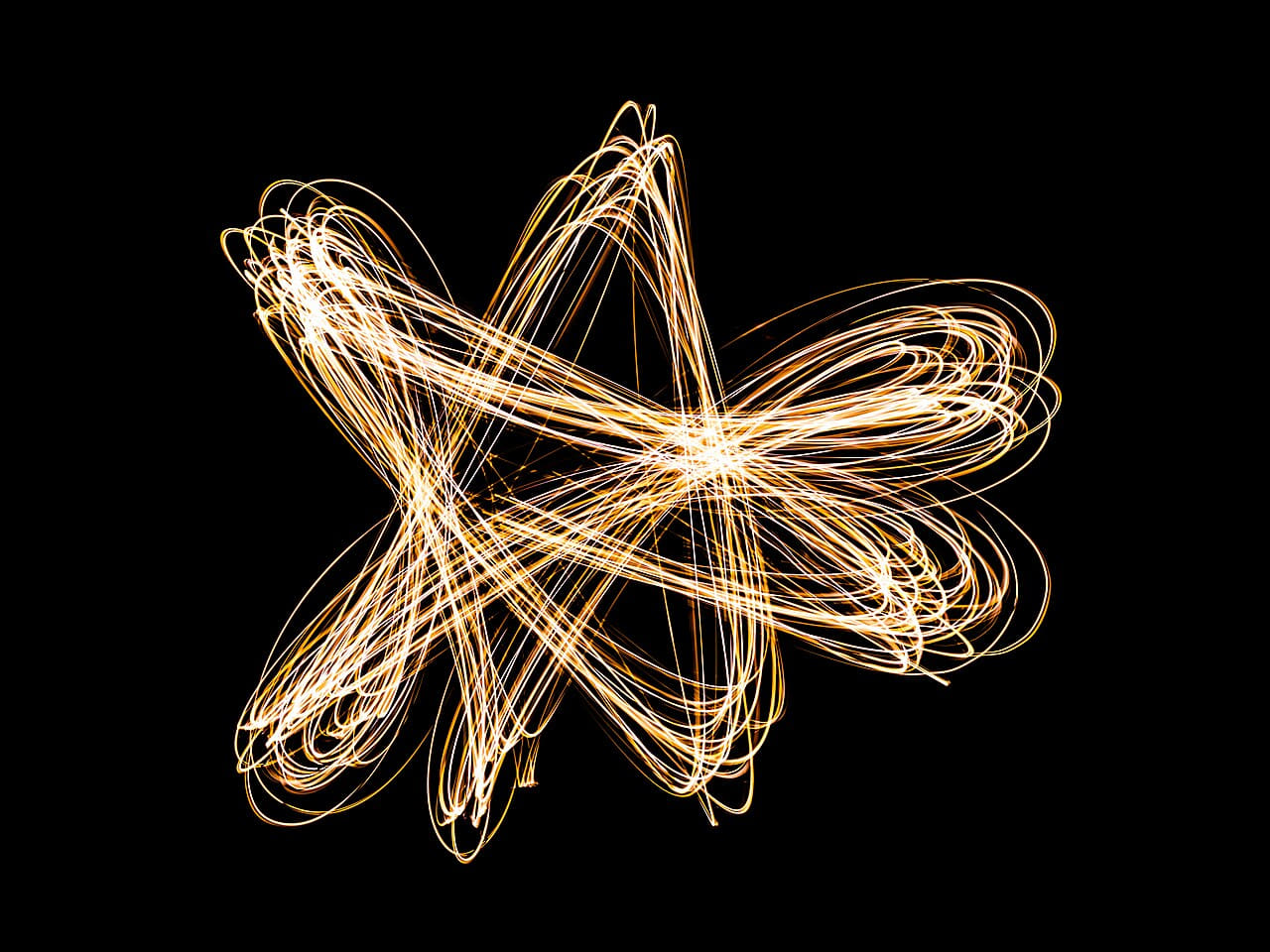 Lissajous-Figur wallpaper in near-black and charcoal tones, Full HD, 4:3 format for phone
