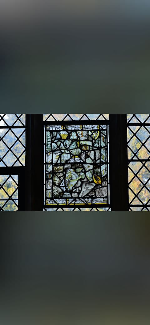 Mendlesham, St. Mary's Church, The medieval 4759184 wallpaper in near-black and charcoal tones, Full HD, 16:9 format for phone