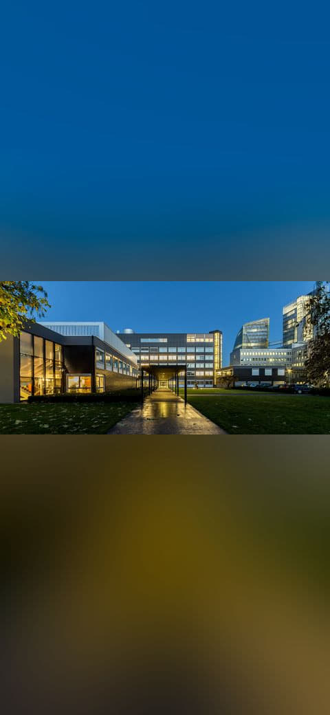 Münster, Westdeutsche Lotterie wallpaper in steel blue and near-black tones, Full HD, 21:9 format for phone