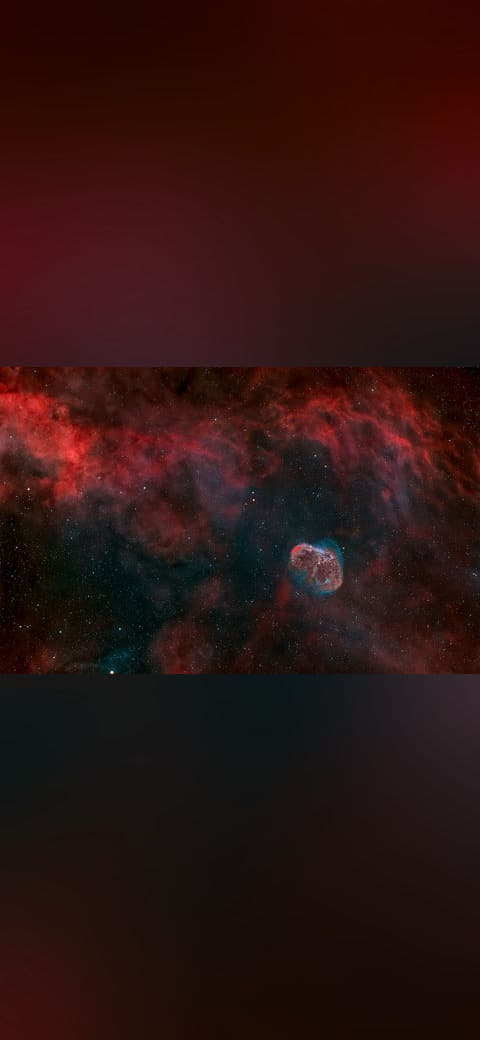 NGC6888-et Bulle de savon-13-08-2024-Hamois-Luc-Viat… wallpaper in near-black and charcoal tones, Full HD, 16:9 format for desktop