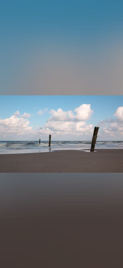 Norderney, Nordsee am Oststrand 3 wallpaper in charcoal and sand tones, Full HD, 16:9 format for phone