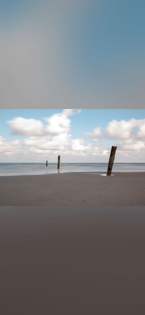 Norderney, Nordsee am Oststrand 4 wallpaper in olive and lavender tones, Full HD, 4:3 format for phone