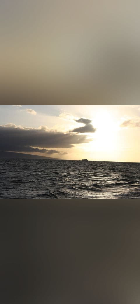 Ocean water surface wallpaper in charcoal and cream tones, Full HD, 4:3 format for phone