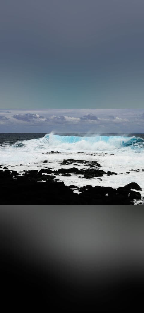 Olas Pascua 2 wallpaper in near-black and lavender tones, Full HD, 4:3 format for phone