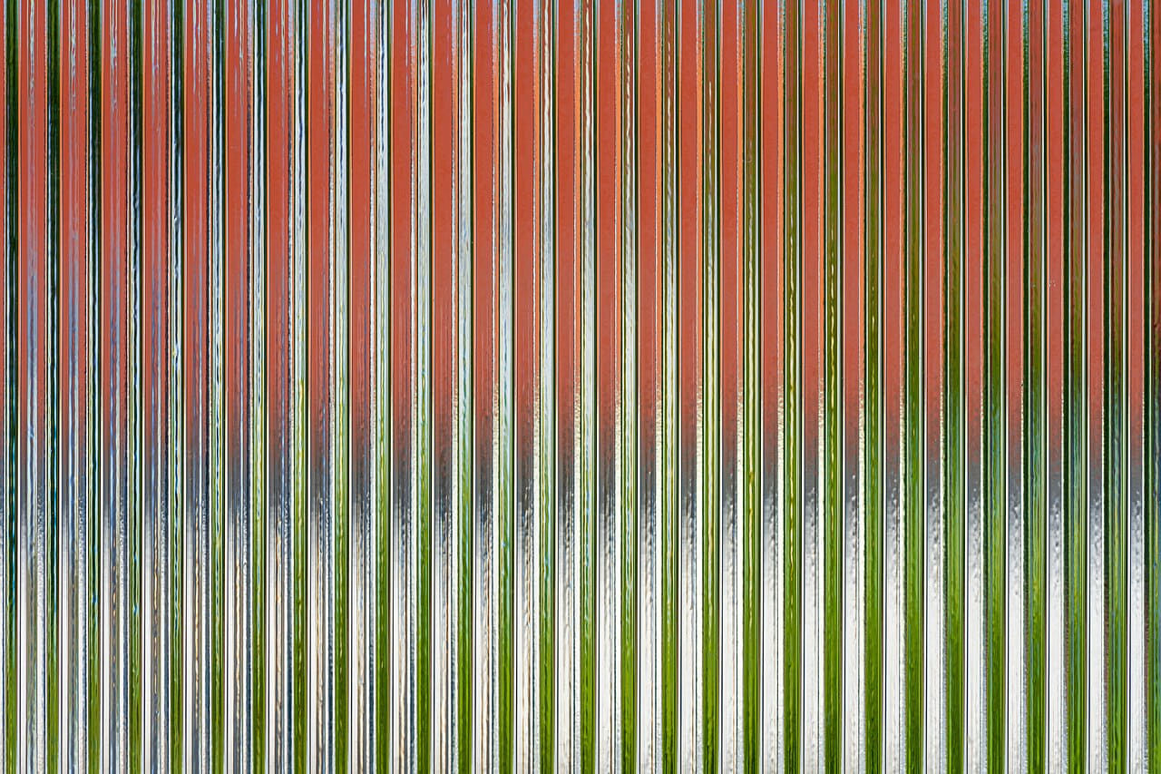 Ornamentglas B - Ansicht 1 wallpaper in rust and sage green tones, Full HD, 4:3 format for desktop