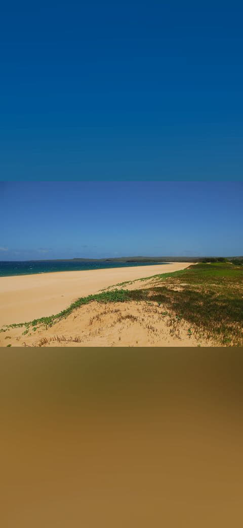 Papohaku Beach on western Molokai Hawaii Photo by… wallpaper in steel blue and steel blue tones, Full HD, 4:3 format for phone