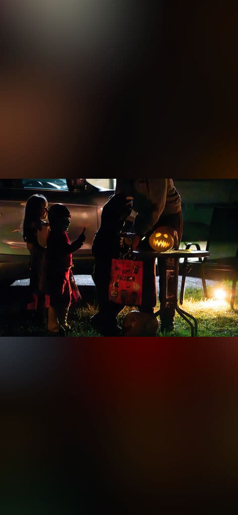 Pathfinders join pumpkin patrol for Halloween 10 wallpaper in near-black and near-black tones, Full HD, 4:3 format for phone