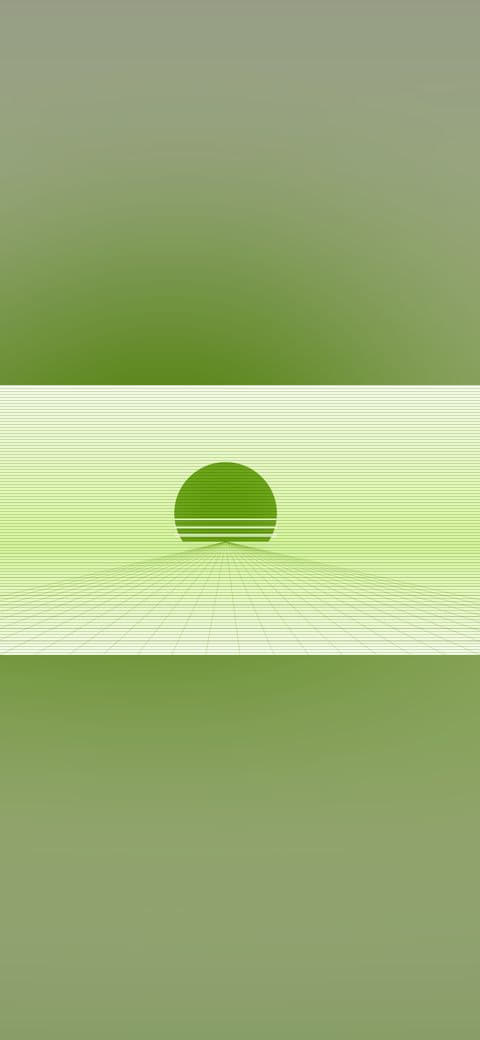 Pulse city perspective wallpaper in cream and mint tones, 4K, 16:9 format for desktop