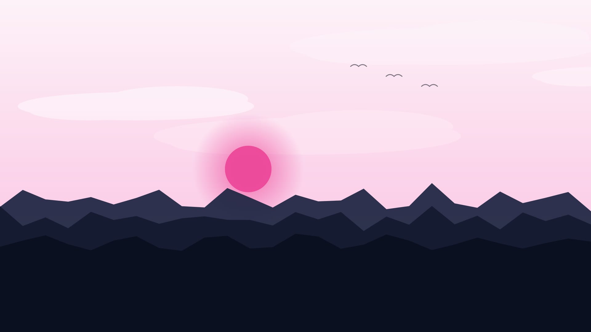 Red torii path 2 wallpaper in cream and near-black tones, 4K, 16:9 format for phone
