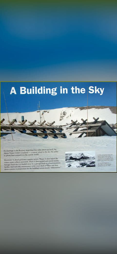 Rocky Mount N.P., Alpine Visitor Center 4 wallpaper in sand and sage green tones, Full HD, 4:3 format for desktop