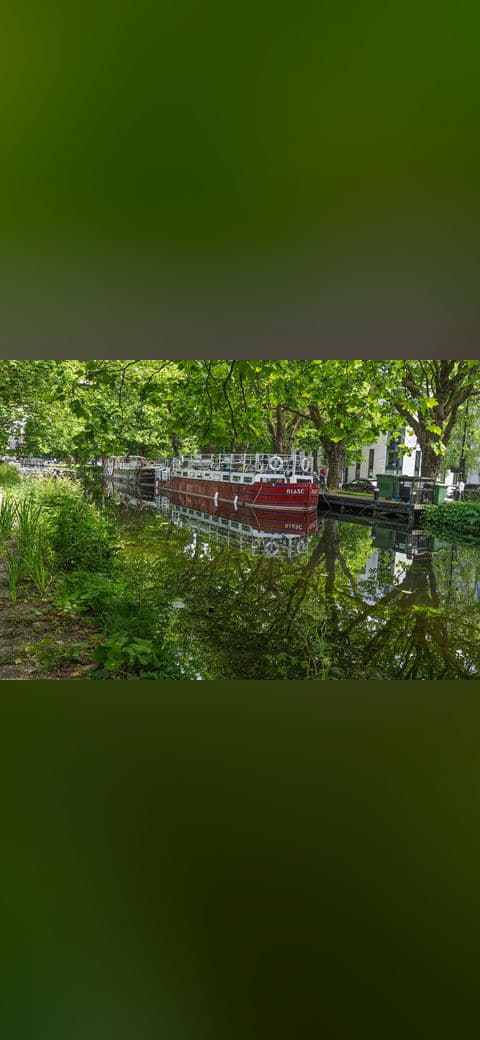 THE NORTH BANK OF THE GRAND CANAL AT WILTON PLACE… wallpaper in charcoal and charcoal tones, Full HD, 4:3 format for phone
